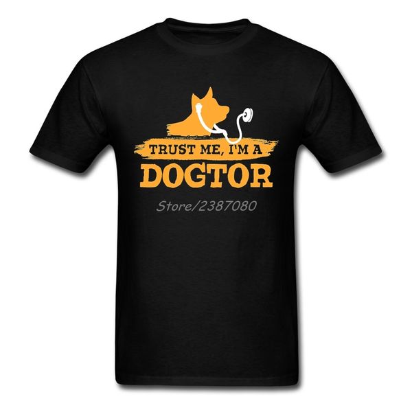 

trust me i'm a dogtor t shirt short sleeve t-shirts new style couple's plus size cotton crewneck mens t shirts