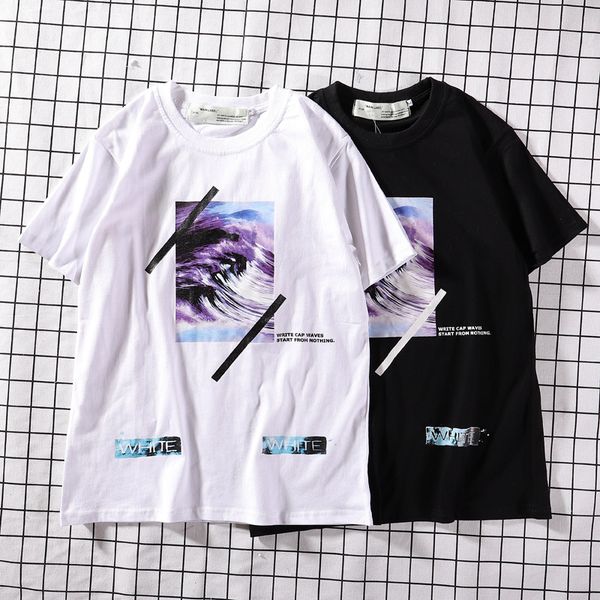 

fashion couple t-shirts summer casual hip-hop print spoof pattern half-sleeved t-shirts youth men and women popular short tee, White;black