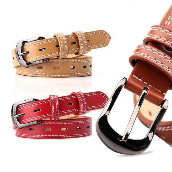 

new trend wild dress belt female casual belt young students ladies jeans fashion dress, Black;brown