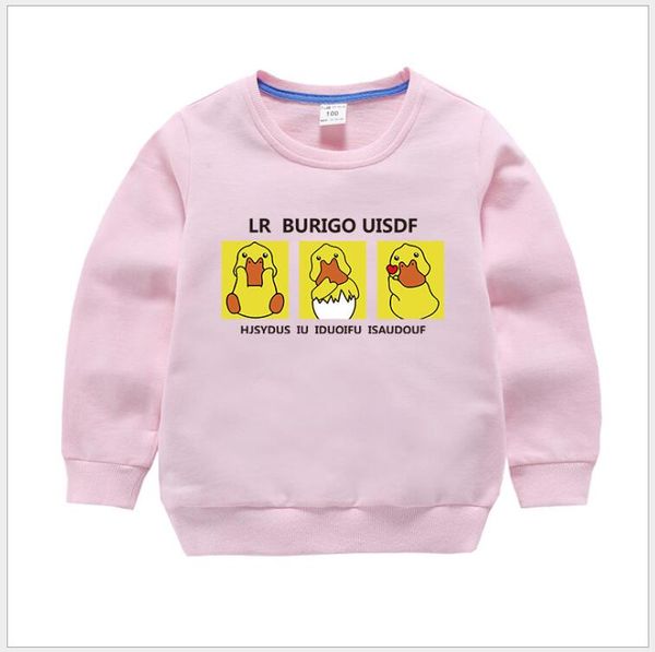 

children spring and autumn round neck casual pullover thin cartoon pattern designer boy clothes pullover long sleeve designer girl clothes, Blue