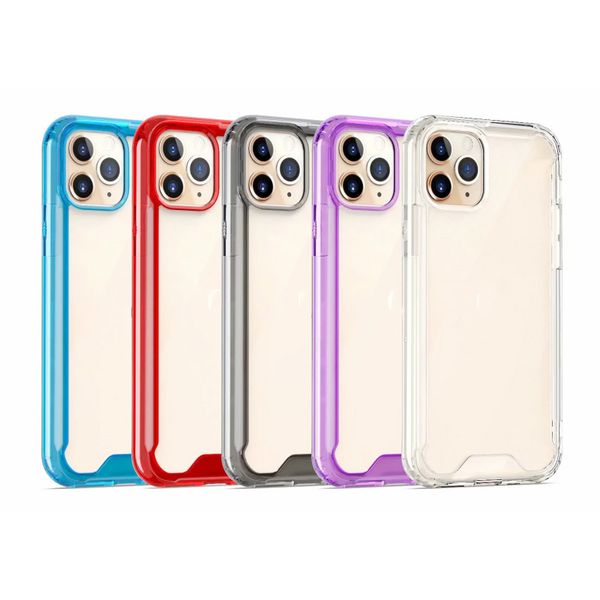 

clear phone case for iphone 11 pro max 11pro xs x xr 7 8 plus 6 6s se 2020 luxury brand hybrid hard protective cover accessories