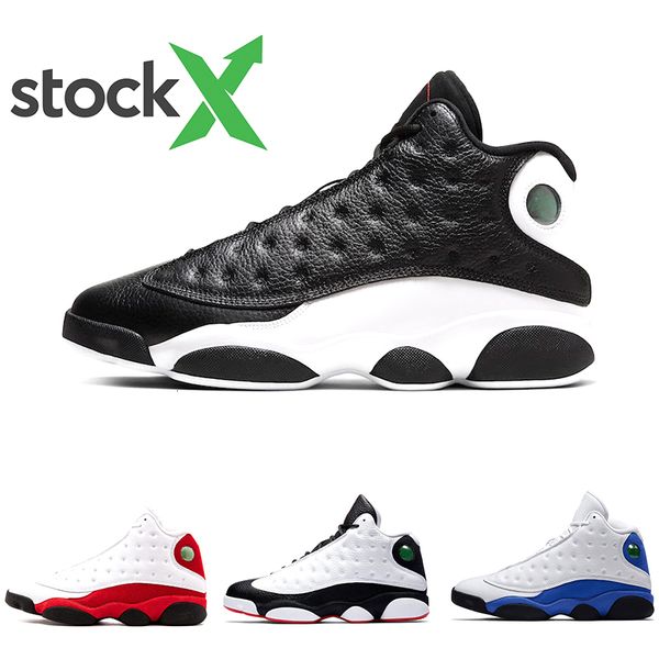 

new 13 reverse he got game chicago men basketball shoes 13s bred hyper royal reverse he got game sneakers, Black