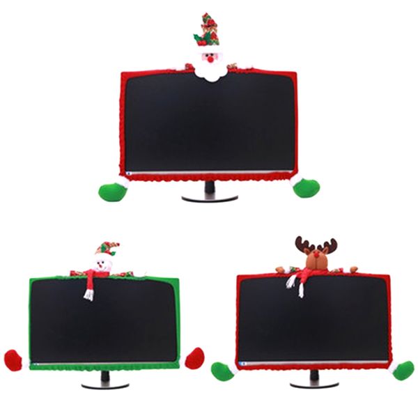 

christmas decorations christmas computer set three-dimensional cartoon decoration