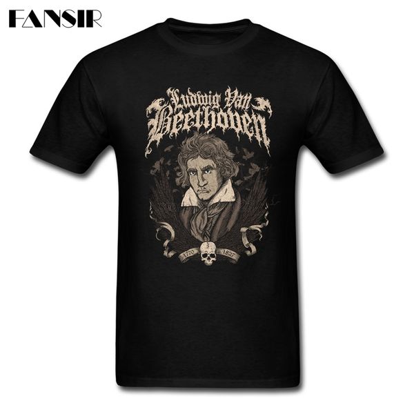 

big size death metal beethoven 2020 new trendy t-shirts male short sleeve crewneck cotton men t shirt family summer tees