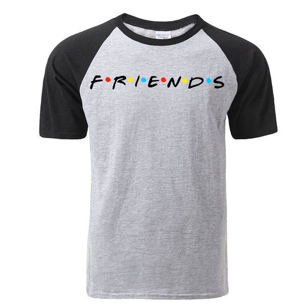 

men's tv friends funny cotton cartoon print raglan t-shirts 2019 summer workout casual tshirts design tshirt harajuku streetwear