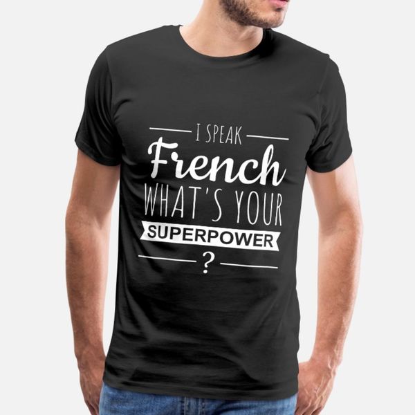 

superpower french europe t shirt men custom 100% cotton s-3xl leisure loose fashion spring autumn unique shirt