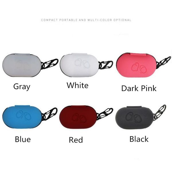 

cgjxsanti -shock flexible silicone full protective cover case for samsung galaxy buds sports bluetooth earphone 10 colors