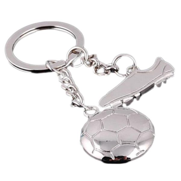 

fashion jewelry gifts durable tool home soccer shoe sport party key ring, Silver