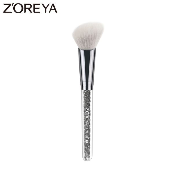 

makeup brushes zoreya brand obliquel style blush make up brush cosmetics aluminum soft face available