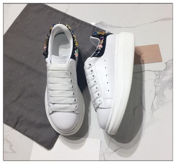 

люкс конструкторы пара повседневная обувь мужчины женщины обуви конструкторы кроссовки мужские тренеры мода тапки вскользь кожаные, Black