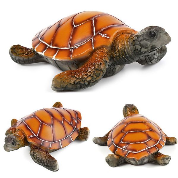 

ornaments colorfast resin sea turtle aquarium decoration tortoise non-toxic
