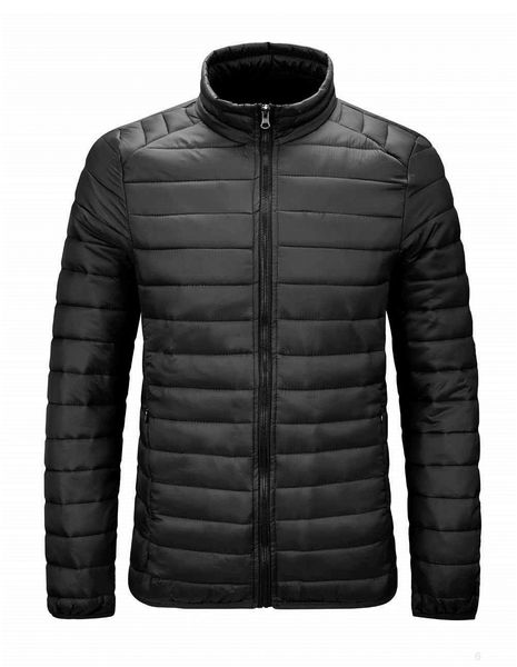 

men's winter warm outdoor down jacket fashion ai5saab, Black