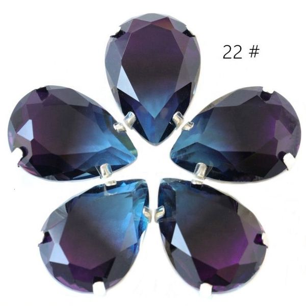 

brand amethyst color sew on rhinestone with silver claw setting crystals for diy dresses