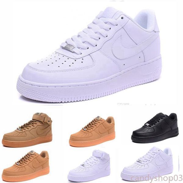 

2020 new skate shoes mens running shoes for men women one utility air 1 pack low sports sneakers mens trainers 36-45 sh6h, Black