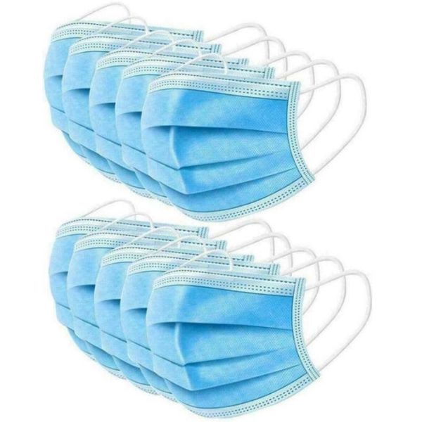 

elastic loop face ear mask with 3 disposable ply mouth masks filter anti dust cotton protective safety mascherine home use facemask in stock