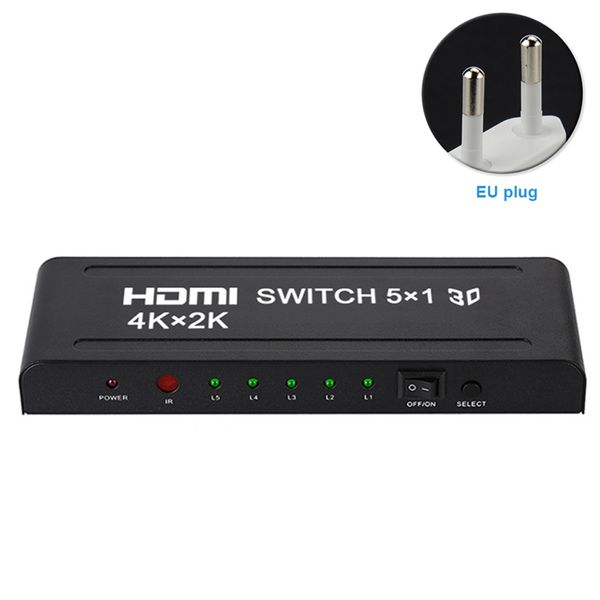 

4k hd audio 5 in 1 out adapter hdmi switch universal with ir remote dolby vision
