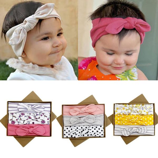 

3pcs kids floral headband hair girls baby bowknot accessories hairband set newborn pgraphy props 0718, Slivery;white