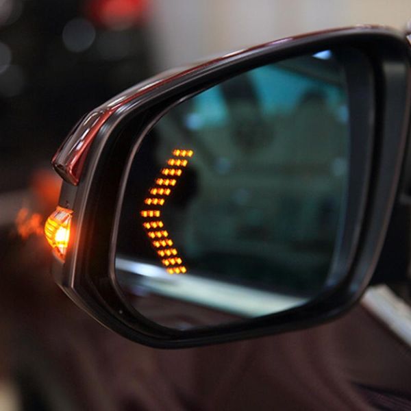 

2 pcs dc 12v universal car led rearview mirror light14 smd led arrow panel for car rear view mirror indicator turn signal light
