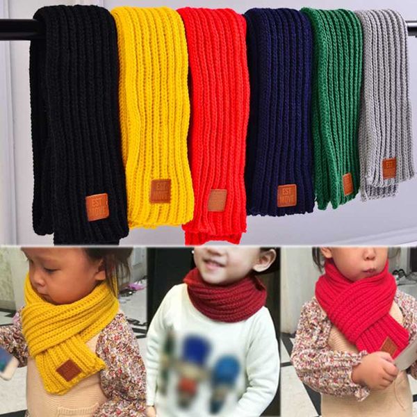 

solid popular boys girls 1pc knitted scarves warm winter cute kids sale autumn baby scarf lovely, Blue;gray