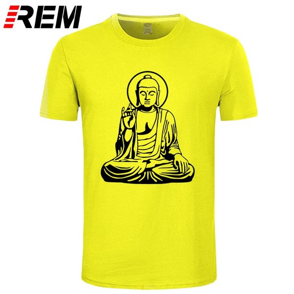 

short sleeve custom zen meditation buddha t shirt men's geek his and hers bottoming t-shirts 3d young buddha no.1