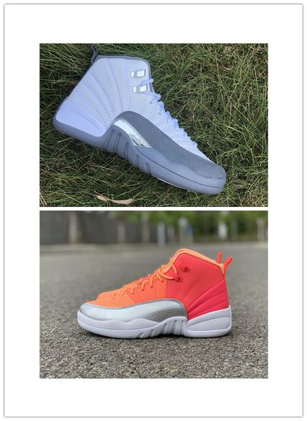 

новые 12 xii gs dark gray горячий пунш женщины баскетбольные ботинки конструктора high cut 12s кроссовки открытые спортивные тренажеры с кор