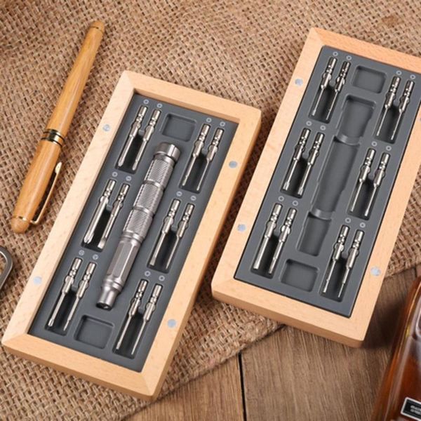 

24 in 1 multifunctional precision screwdriver set repair tool with magnetic storage repair phone quartz watch drone tablet pc