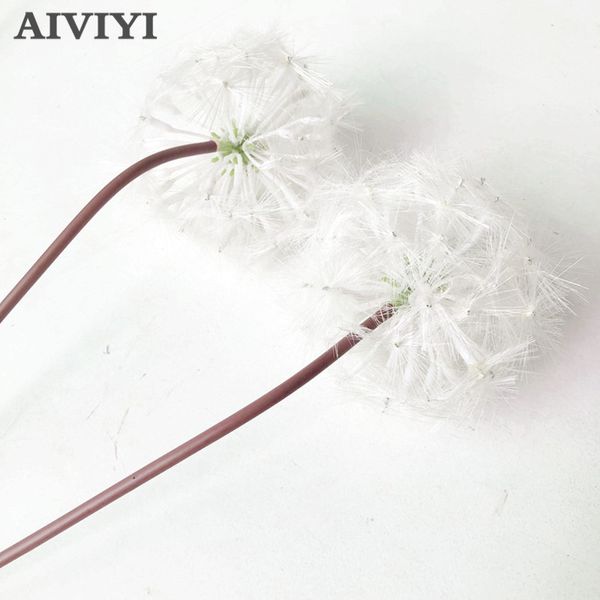 

foreign trade excellent product 66cm white dandelion artificial flower christmas decoration home wedding arrangement diy decorat