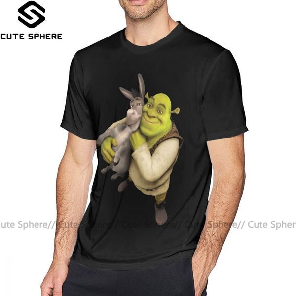 

shrek t shirt shrek and donkey t-shirt fashion man tee shirt 6xl awesome cotton printed short sleeve tshirt