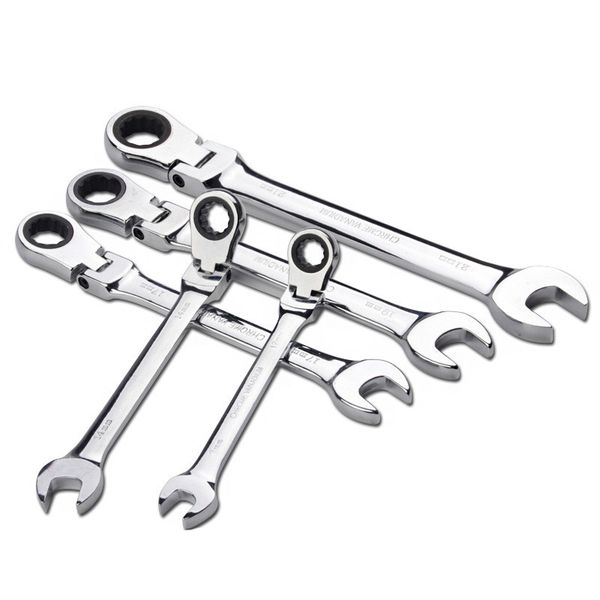 

multifunction activities ratchet wrench set 180 degrees flexible open end wrenches car repair hand tools combination spanner