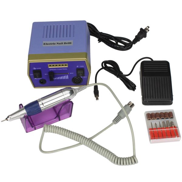 

glazing machine electric drill nail art manicure pedicure blue, Silver