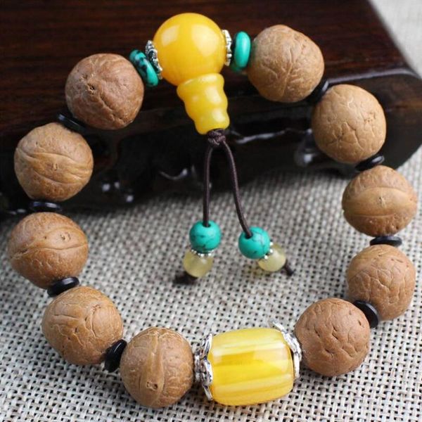 

national wind tibetan buddha bead bracelet nepal phoenix eye bodhi rosary bracelet handmade beaded jewelry wholesale, Black
