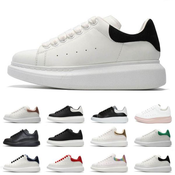 

мода мужчины женщины тройной черные туфли белые платформы замша париж синий многоцветный lush red peony мужские тренеры на открытом воздухе, Black