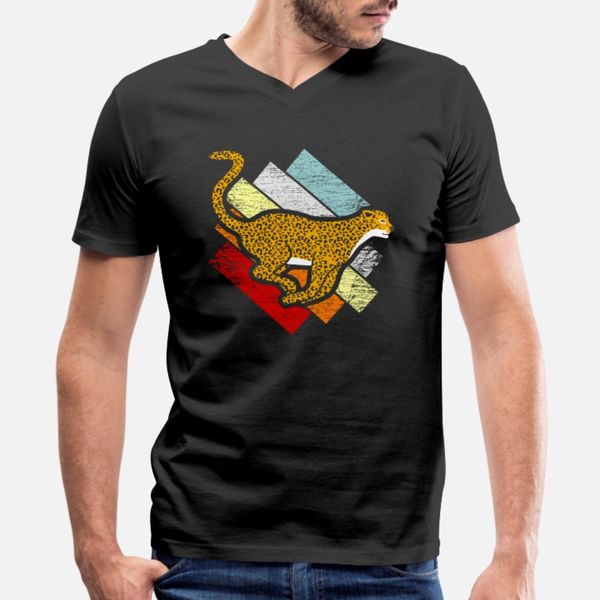 

cheetah t shirt men custom 100% cotton round neck male graphic funny spring autumn novelty shirt