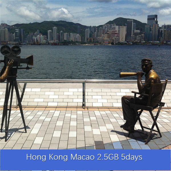 

hong kong macao 2.5gb 5days unlimited global roaming travel data simcard prepaid tourism internet card price good speed network