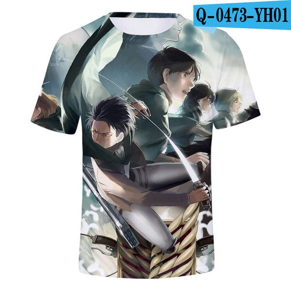 

cute unicorn japan anime attack on titan halloween party eren cosplay costumes cotton 3d print shirts horror aesthetic graphic men clothing