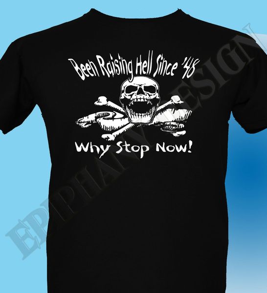 

casual printing tee 65 t-shirt su propio 1948 infierno raiser man t-shirt