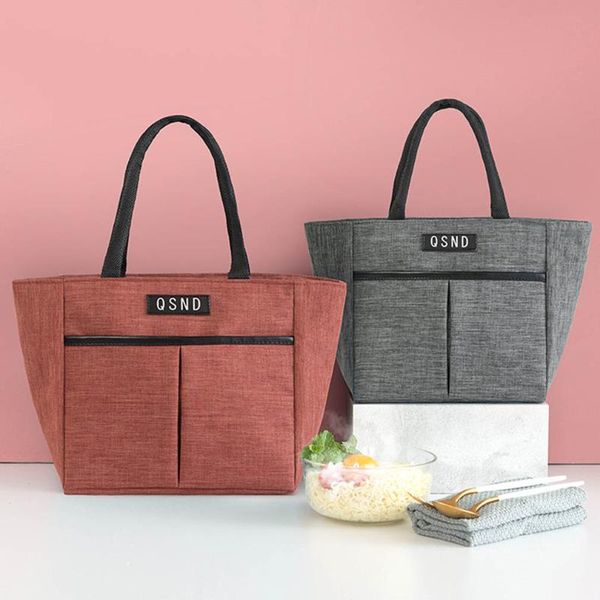 

portable lunch bag women reusable cold insulated totes for work arrival casual handbags 2020 new