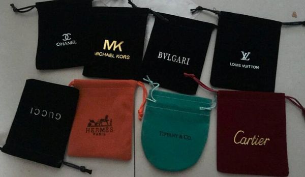

new arrival necklace earrings dustbags packaging box jewelry packaging small ring bags small gift dust bags wholesale, Black;white