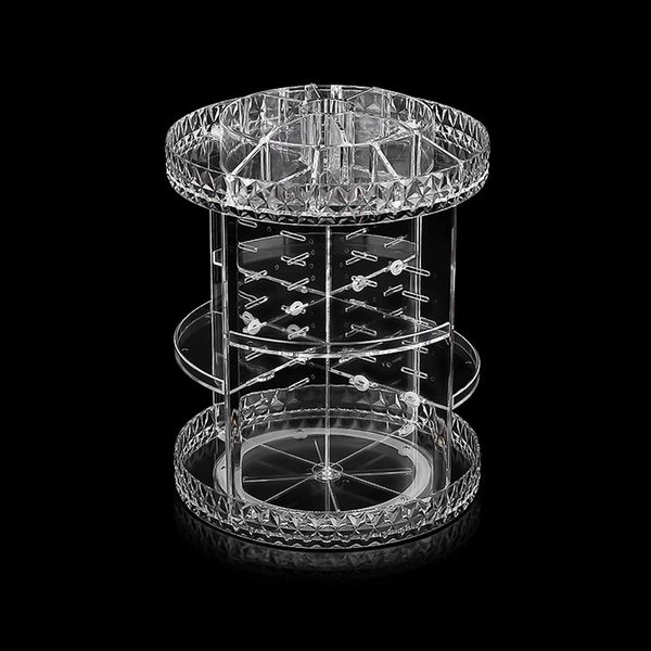 

dresser 360 градусов вращения прозрачный акриловый косметический ящик для хранения ювелирных изделий