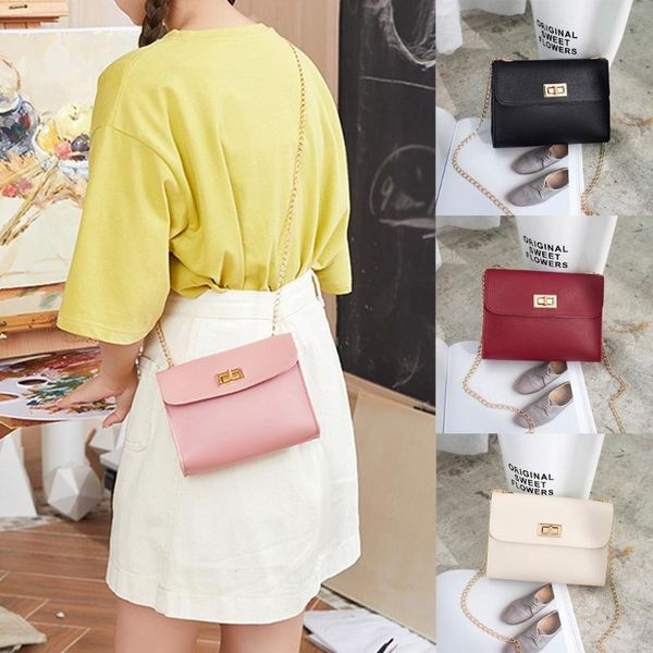 

women bags solid shoulder handbags female simple pu leather women large capacity flap crossbody bags bolsa feminina 5.20