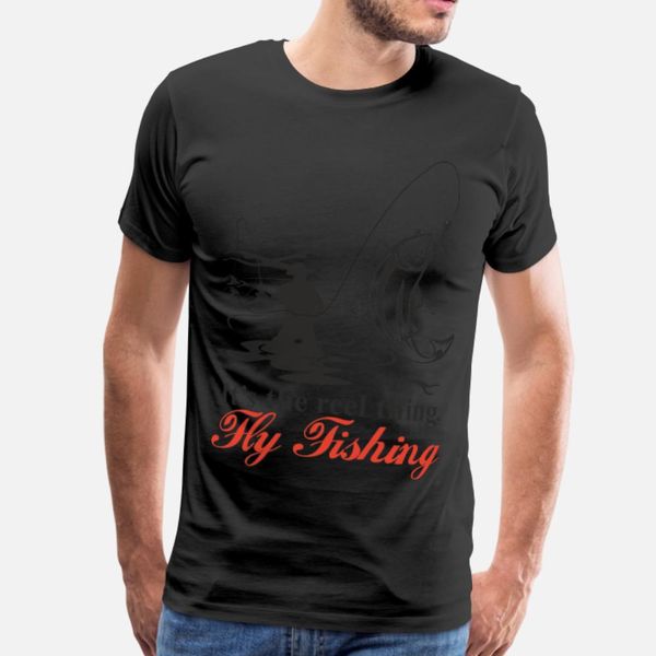 

fly fishing t shirt men дизайнер хлопок плюс размер 3xl outfit интересный смешной весна осень unique рубашка, White;black