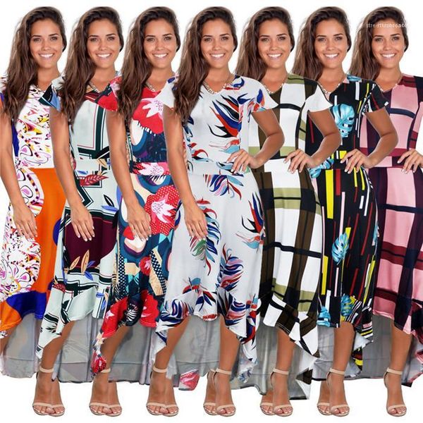 

wasit irregular ol style dress females fashion casual clothes womens 3d print designer dress summer hight, Black;gray