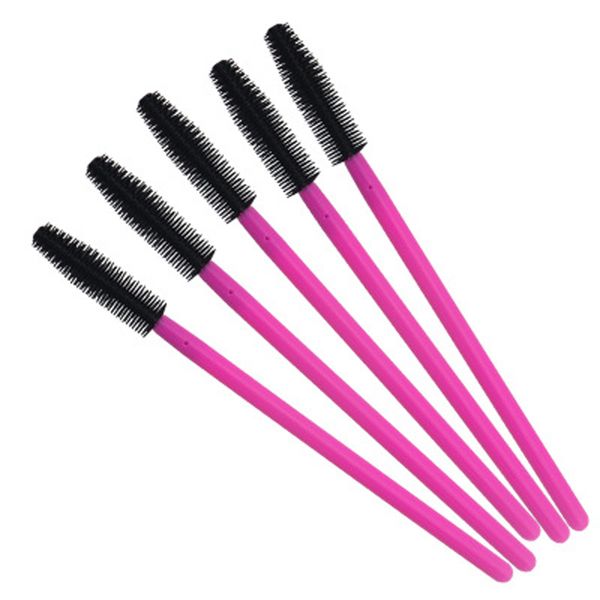 

yiowio cool eyelash brushes bend spiral soft silicone eyelash microbrush eyebrow eyelash applicator makeup tool