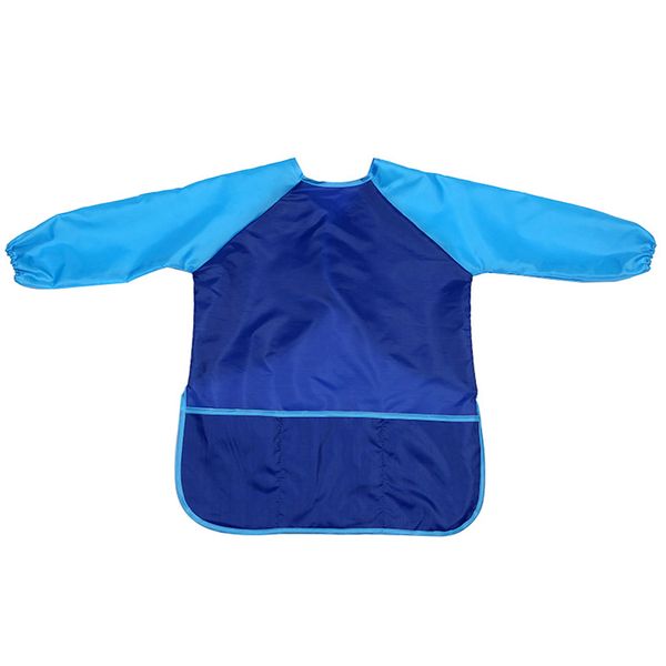 

children painting apron quick-dry long sleeve with storage pocket waterproof
