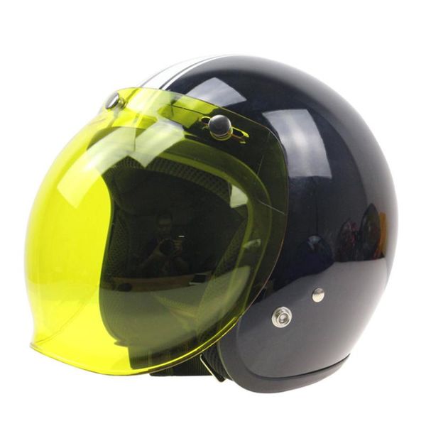 

шлем мотоцикла ветер щит visor для bonanza scooter мотокросс велосипед велоспорт мотоцикл шлем vintage туман зеркало красочный
