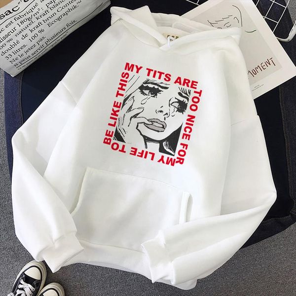 

зима женщина толстовка рукав толстовка толстовка печать женщина hoody женского сама sudaderas одежды вершина одежда винтажной harajuku, Black