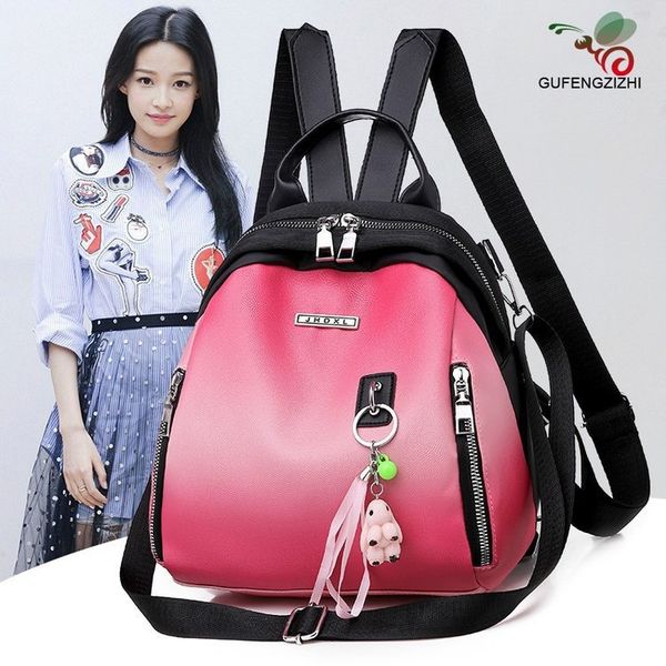 

leather luggage tag2020 backpack wholesale custom 2020 new fashion korean style test preparation tassel backpack purse hook