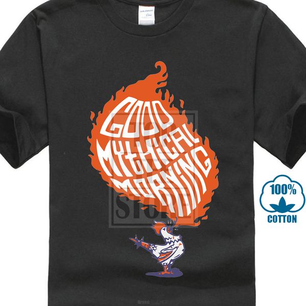 

new good mythical morning short sleeve men's black t shirt size s to 5xl
