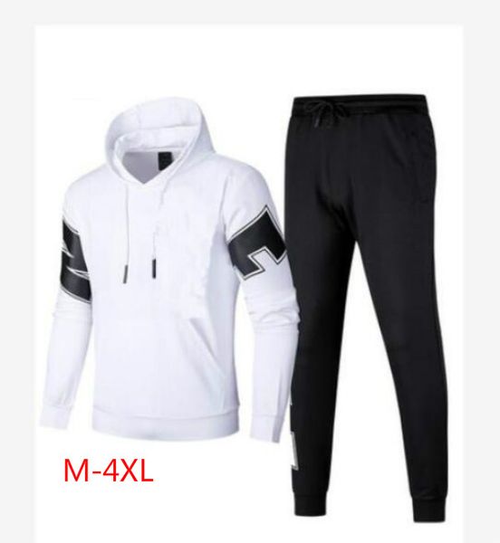 

spring mens women tracksuits with letters 2020 autumn men sports suits casual hoodies trousers size -4xl option 2 colors, Gray