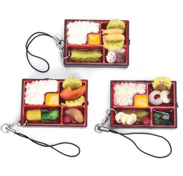 

lanyard food box pendant key cute funny fake handbag chain keyring sushi ring simulation japanese key lanyard keychain toys bdegarden rqisd, Silver